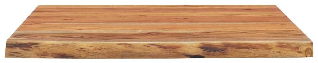vidaXL Πάγκος Μπάνιου Ορθογώνιος 60x60x2,5 εκ. Μασίφ Ξύλο Οξιάς