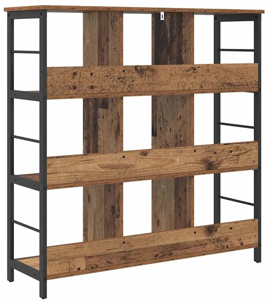 vidaXL Ράφι Βιβλίων Παλιό Ξύλο 102 x 32 x 104,5 εκ. Επεξεργασμένο ξύλο