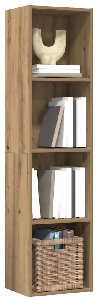vidaXL Ντουλάπι βιβλίου/ΤV Ντουλάπι Artisan Oak 36x30x143cm