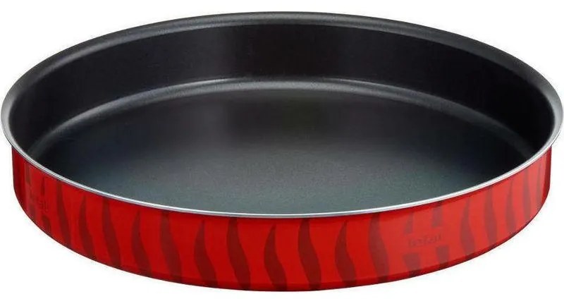 Tefal Ταψί Στρογγυλό Αλουμινίου Με Αντικολλητική Επίστρωση 34cm Coral Flame J13294