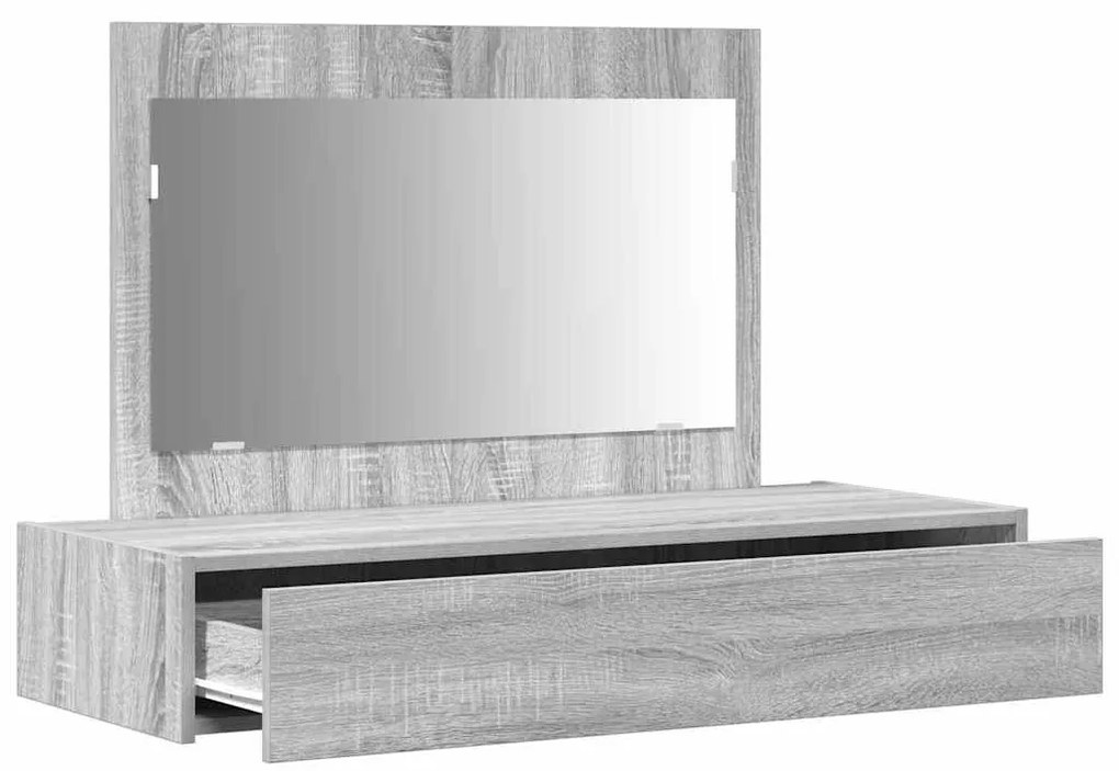 vidaXL Τραπέζι περιποίησης Γκρι 100 x 40 x 70 εκ. Επεξεργασμένο ξύλο
