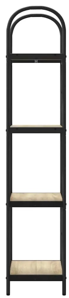 vidaXL Ράφι Βιβλίων Sonoma Δρυς 40 x 30 x 146 εκ Επεξεργασμένο ξύλο