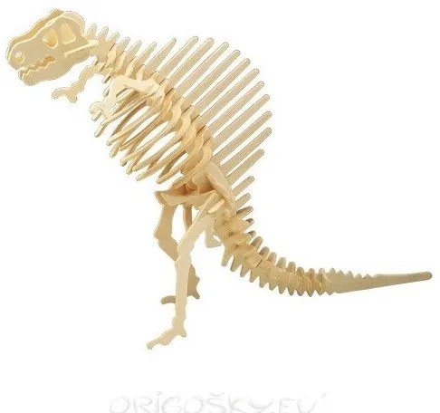 Intra απο ξύλο plywood 3mm-4mm πάχος - Spinosaurus 3D παζλ Δίασταση 30x30 cm Intraeaxys-r7vmr57d