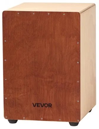 VEVOR Cajon Box Drum Wooden Birchwood Percussion Instrument with Snare Wires