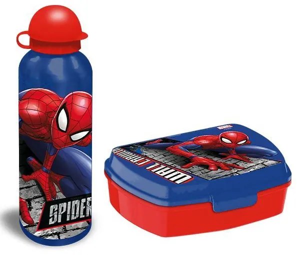 Σετ φαγητοδοχείο - παγούρι 500ml Spiderman 17,5x12,5xY6εκ