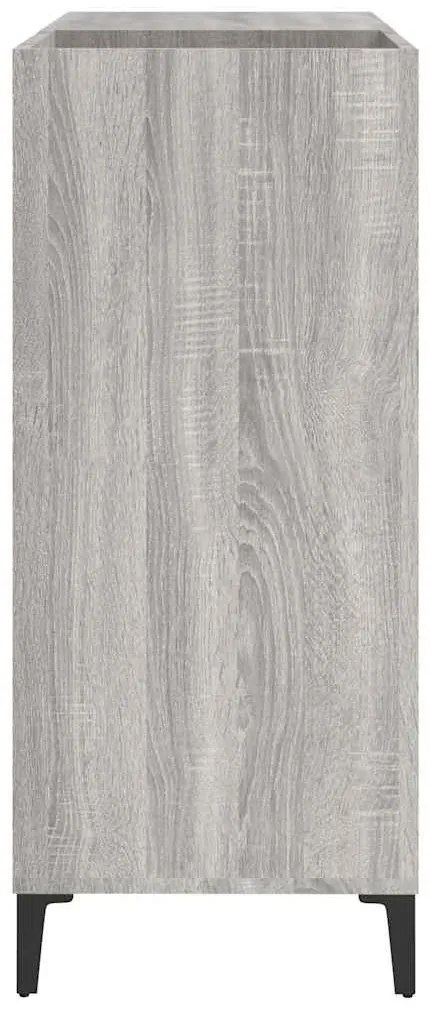 vidaXL Δισκοθήκη Γκρι Sonoma 84,5 x 38 x 89 εκ. από Επεξεργασμένο Ξύλο
