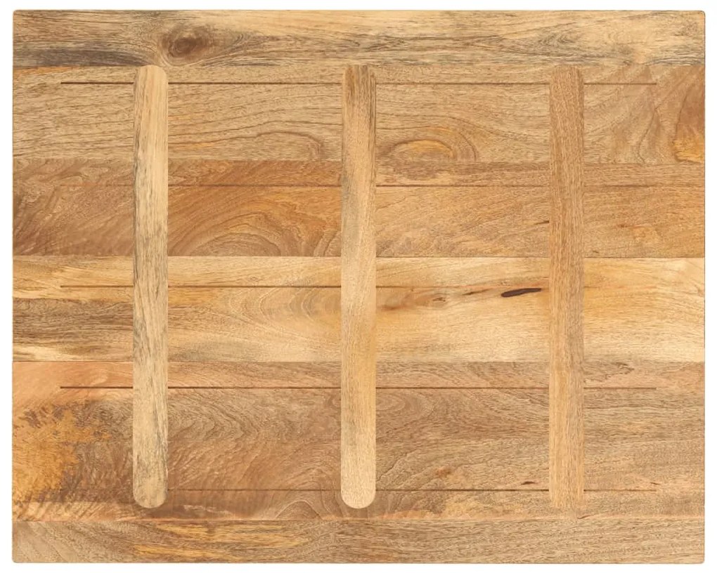 vidaXL Επιφάνεια Τραπεζιού Ορθογώνια 100x80x3,8 εκ. Μασίφ Ξύλο Μάνγκο