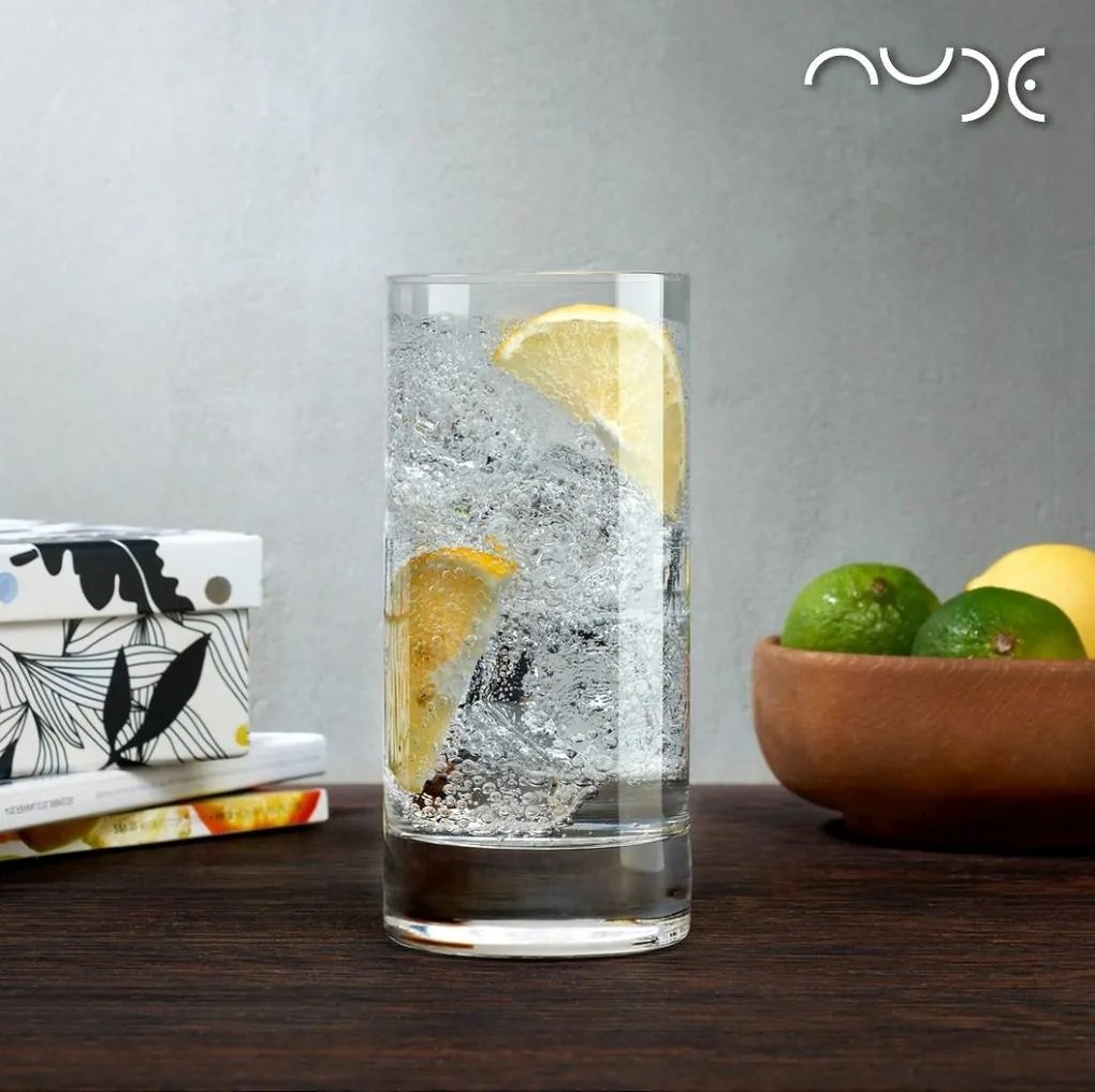 NUDE ROCKS-S LONG DRINK SET6 350CC H: 14.6CM PLT/1008 GB6.OB24. | Συσκευασία 2 τμχ