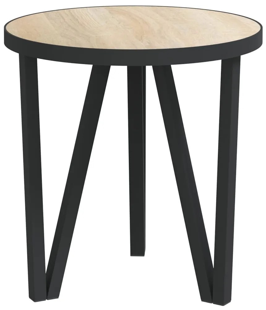 vidaXL Τραπεζάκι Sonoma Δρυς Ø35 εκ. από MDF