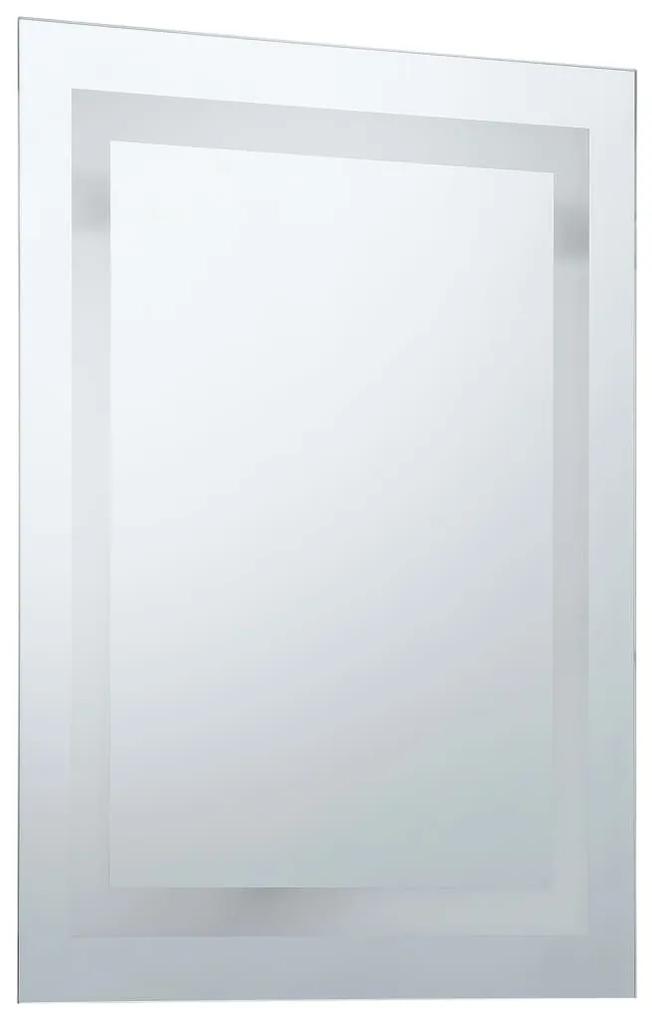 Καθρέφτης Μπάνιου LED με Αισθητήρα Αφής 60 x 100 εκ. - Ασήμι