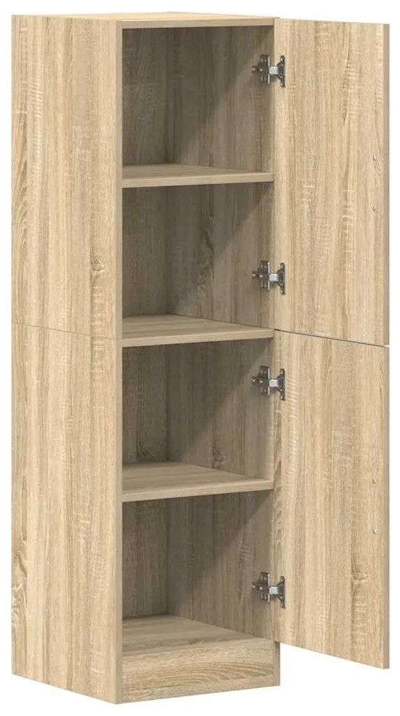 vidaXL Στήλη Κουζίνας Sonoma Δρυς 38x41,5x131,5 εκ Επεξεργασμένο Ξύλο