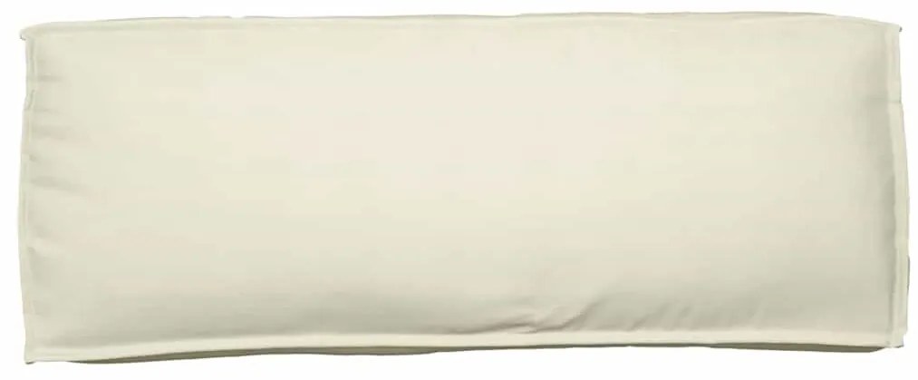 vidaXL Μαξιλάρι παλέτας για πλάτη Κρεμ 120 x 40 x 12 cm Ύφασμα Oxford