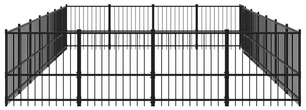 Κλουβί Σκύλου Εξωτερικού Χώρου 26,35 μ² από Ατσάλι - Μαύρο