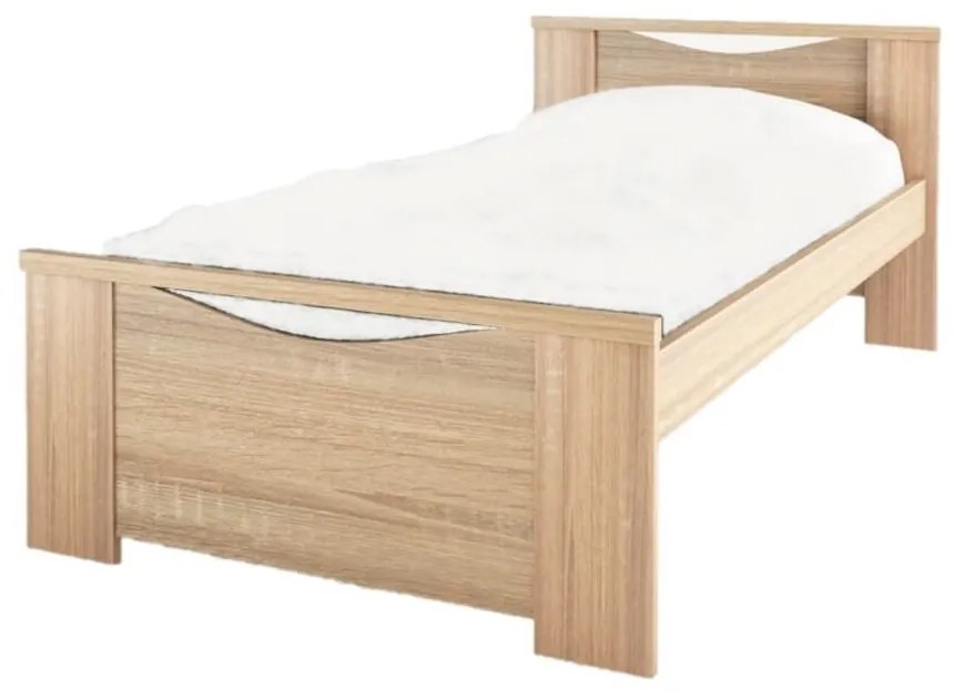 SARFURNITURE Κρεβάτι παιδικό Χαμόγελο δρυς (Διαστάσεις στρώματος: 90x190) SAR-111492
