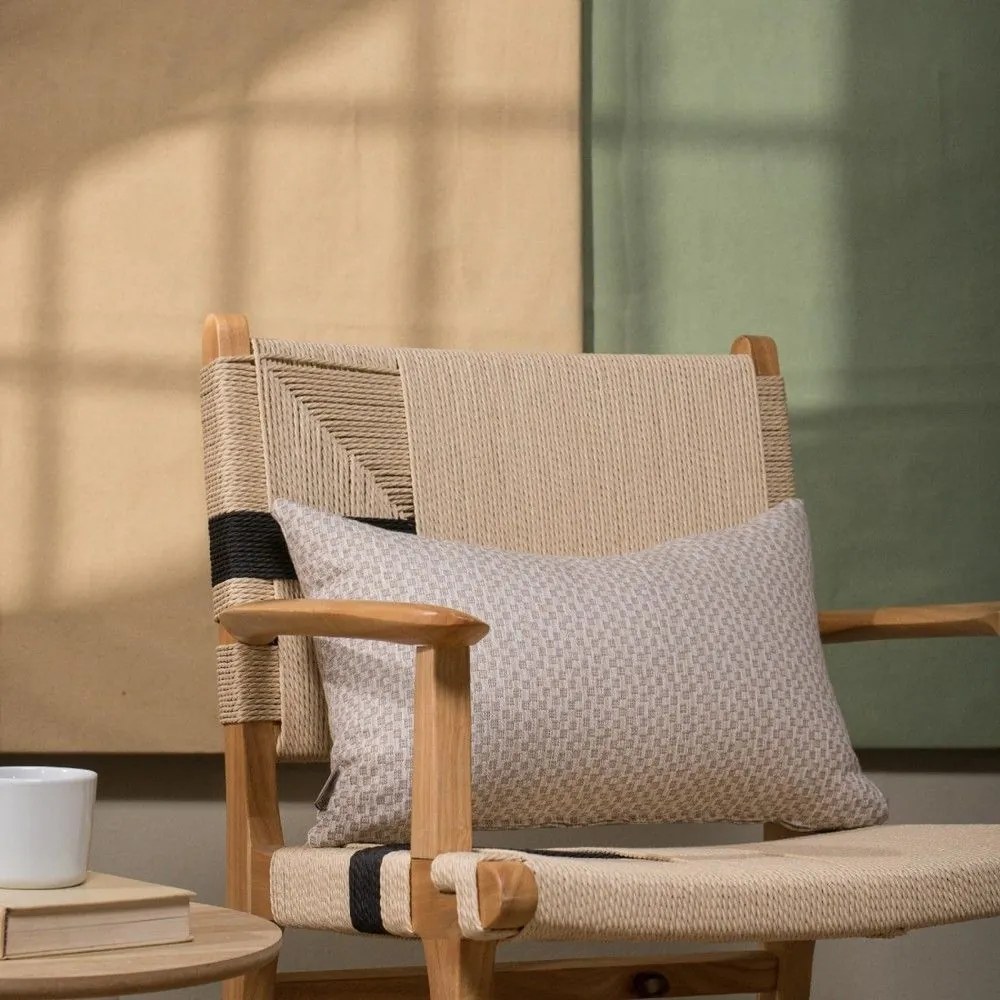 Μαξιλαροθήκη Διακοσμητική Pesaro 01 Ecru Teoran 30X50 Cotton-Polyester