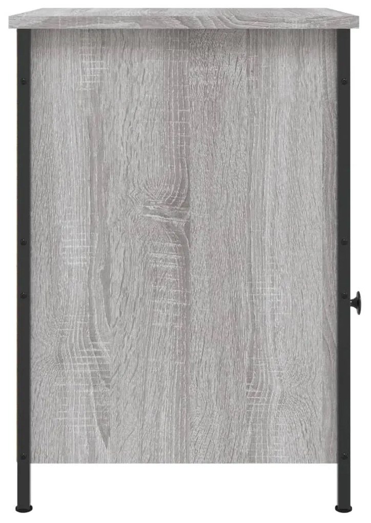 vidaXL Κομοδίνο Γκρι Sonoma 40 x 42 x 60 εκ. από Επεξεργασμένο Ξύλο