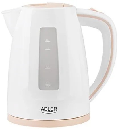 ADLER PLASTIC KETTLE 1,7L WHITE