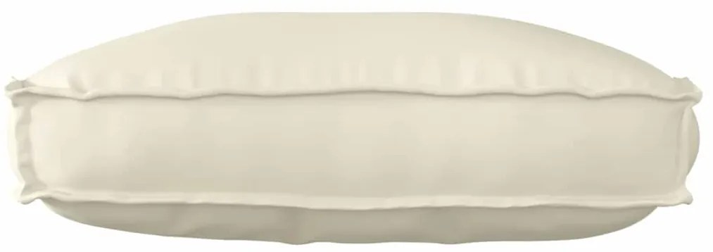 vidaXL Μαξιλάρι παλέτας για πλάτη Κρεμ 70 x 40 x 12 cm Ύφασμα Oxford