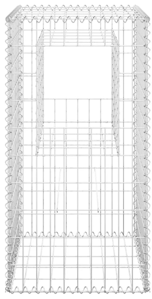 vidaXL Συρματοκιβώτιο Στύλος 50 x 50 x 100 εκ. Σιδερένιο