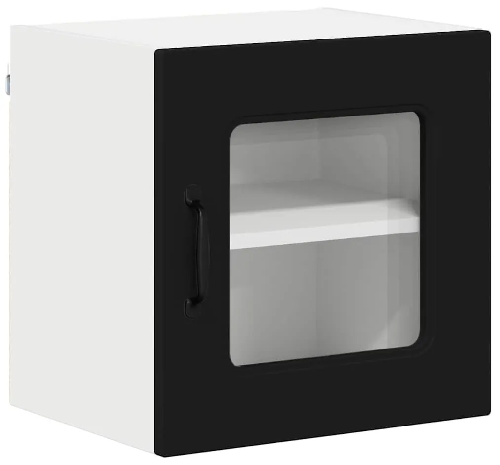 vidaXL Ντουλάπα Κουζίνας Kalmar 2 pcs Μαύρο 40 x 31 x 40 εκ.