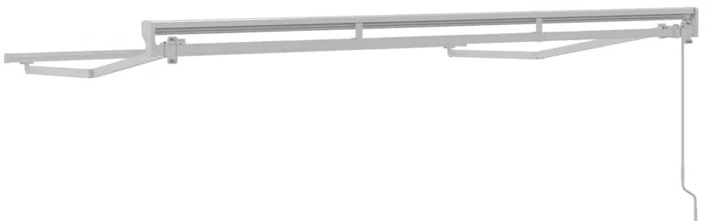 vidaXL Σκελετός Τέντας Λευκό 3 x 2 m Ατσάλι με Πούδρα