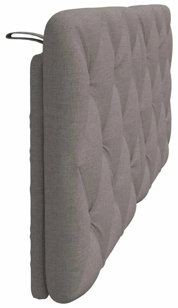 vidaXL Μαξιλάρι για Κεφαλάρι Taupe 120 εκ. Υφασμάτινο