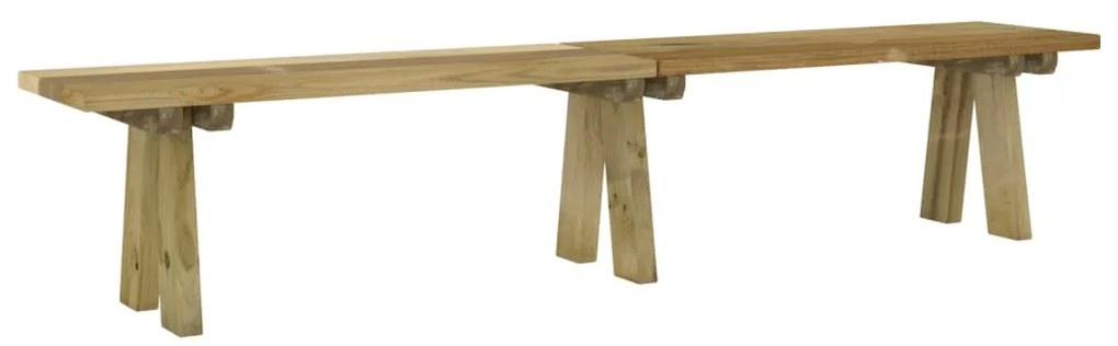 vidaXL Παγκάκι Κήπου 220 εκ. από Εμποτισμένο Μασίφ Ξύλο Πεύκου