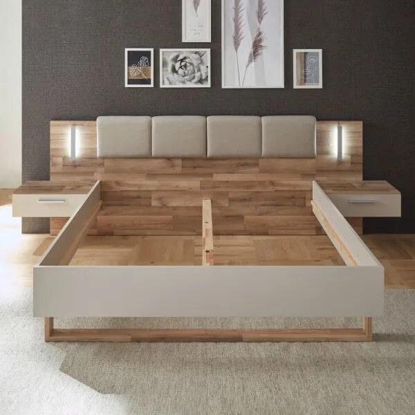 Κρεβάτι Blanco I με κομοδίνα