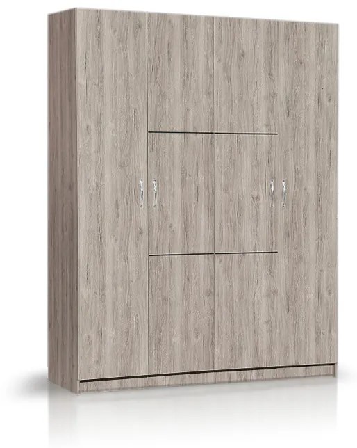 ΧΕΡΙ ΞΥΛΟ Ντουλάπα 4φυλλη Status 182cm Μ. x 60cm x 240cm Y. --ΚΩΔ.: 10-05