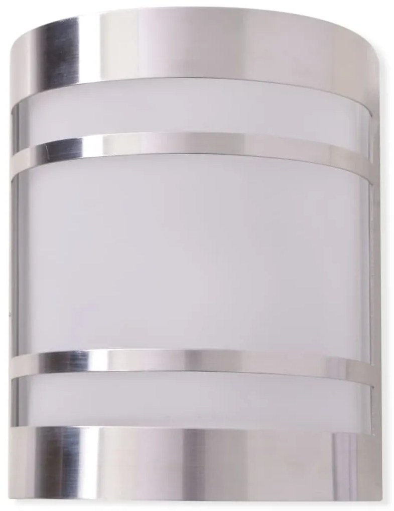 vidaXL Φωτιστικό Τοίχου Εξωτερικού Χώρου από Ανοξείδωτο Ατσάλι