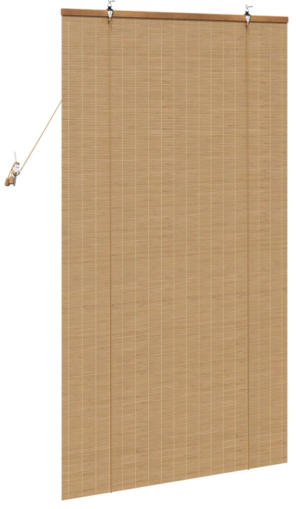 vidaXL Ρολά και Σκίες Παραθύρων Ανοιχτό καφέ 80 x 160 cm Μπαμπού