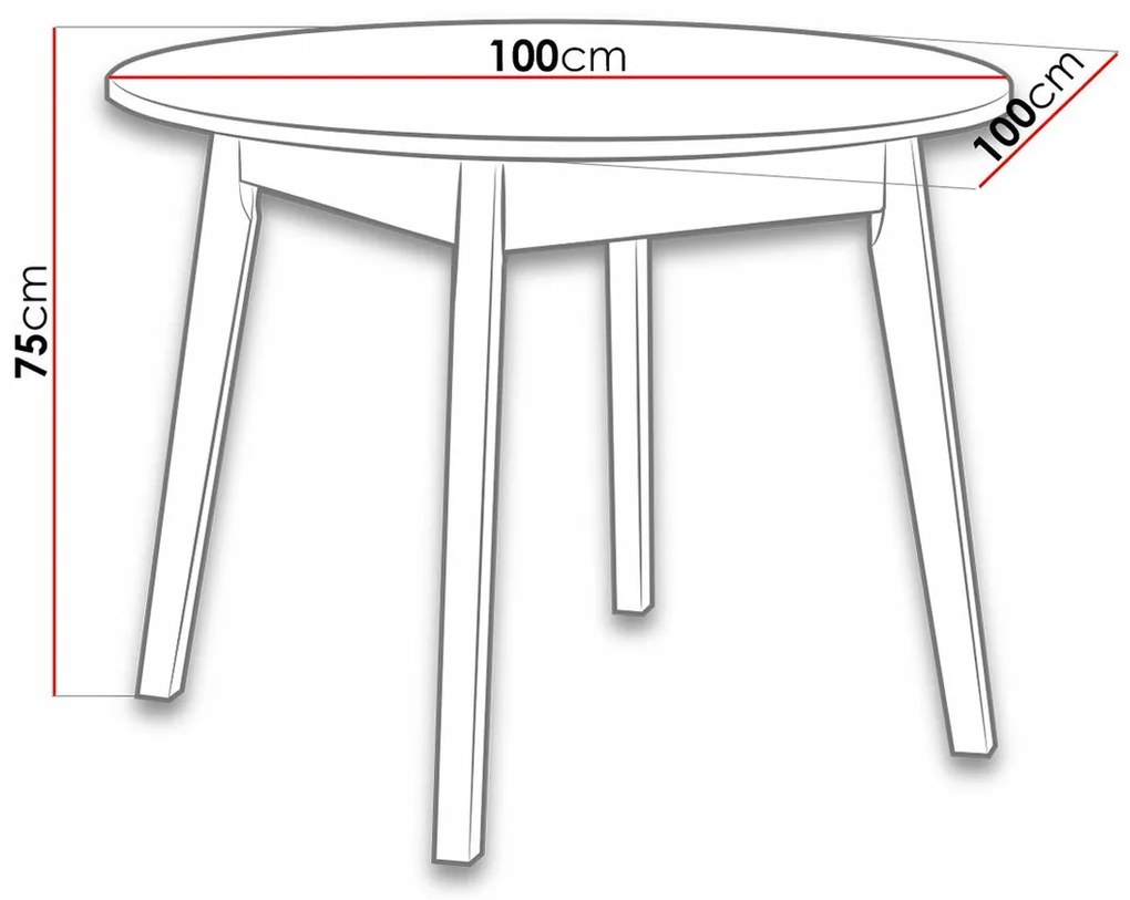 Τραπέζι Victorville 128, Άσπρο, Sonoma οξιά, 75cm, 18 kg, Πλαστικοποιημένη μοριοσανίδα, Ξύλο, Μερικώς συναρμολογημένο, Ξύλο: Οξιά | Epipla1.gr