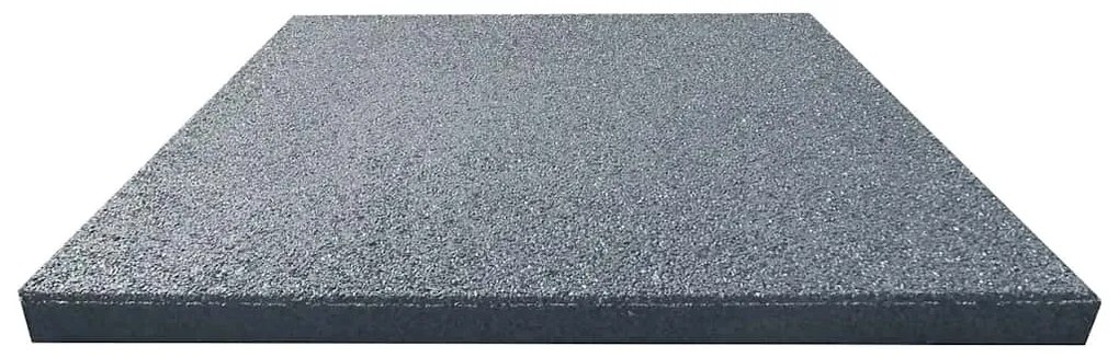 vidaXL Πλάκες Δαπέδου Ασφαλείας 10 τεμ. Γκρι 50x50x3 εκ. Καουτσούκ