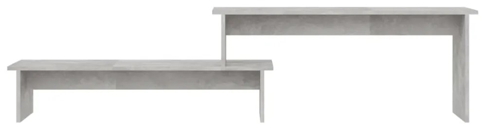 vidaXL Έπιπλο Τηλεόρασης Γκρι Σκυροδέματος 180x30x43 εκ. Μοριοσανίδα