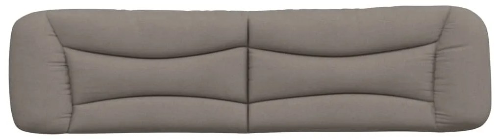vidaXL Μαξιλάρι για Κεφαλάρι Taupe 200 εκ. Υφασμάτινο