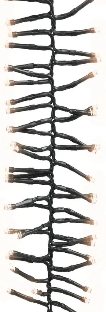 vidaXL Φωτάκια Cluster με 3000 LED Θερμό Λευκό 23 μ. από PVC