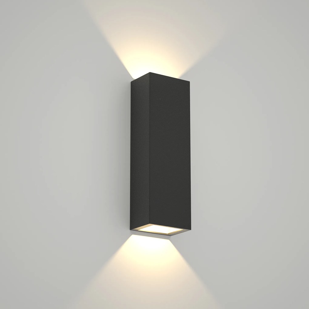 Σποτ Lanier LED 5W 3000K Outdoor Up-Down Adjustable Wall Lamp Anthracite D:12cmx4.1cm (80201041) - ABS - 80201041