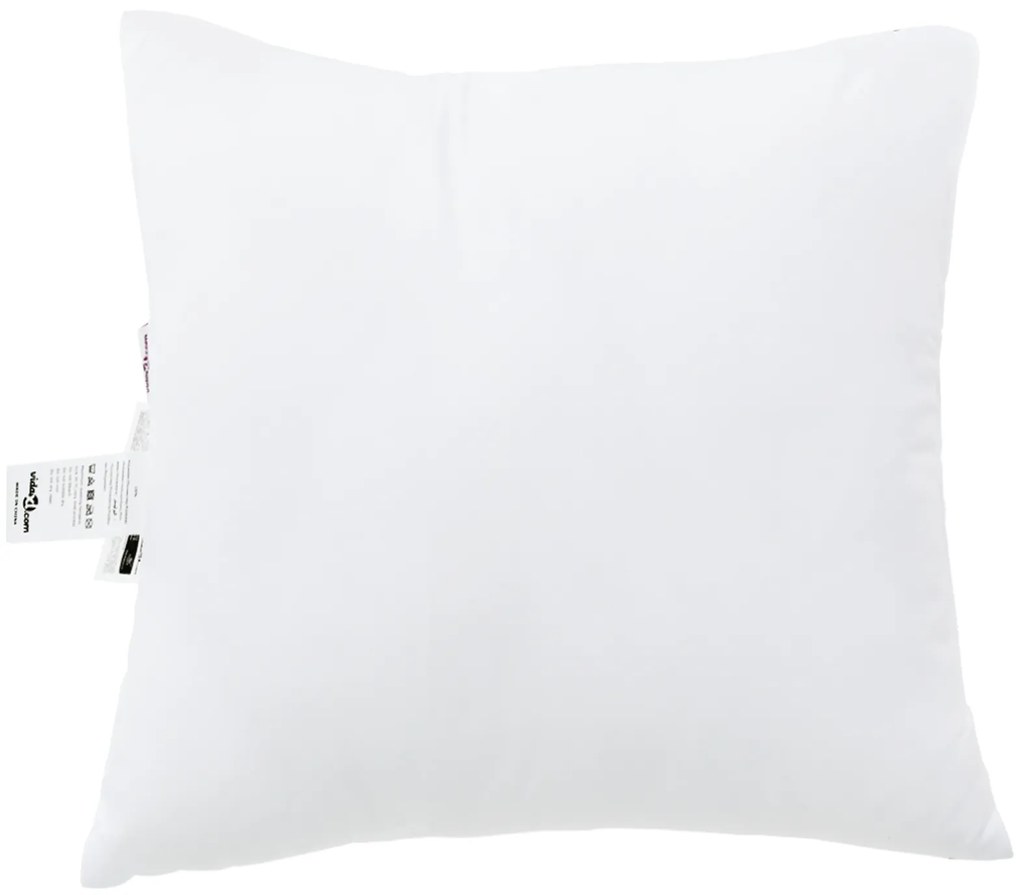 vidaXL Μαξιλάρι Λευκό 80 x 80 cm 85gsm 100% πολυεστέρας