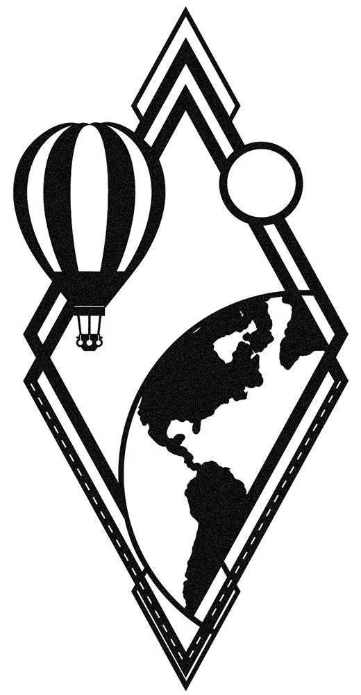 Διακοσμητικό Τοίχου Balon 279ENZ1239 29x60cm Black Wallity Μέταλλο