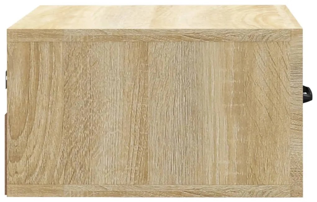 vidaXL Κομοδίνα Επιτοίχια Sonoma Δρυς 35 x 35 x 20 εκ.