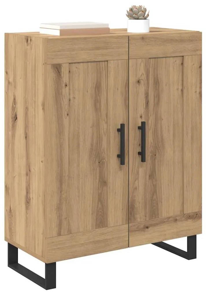 vidaXL Πλαϊνό γραφείο Artisan Oak 69,5 x 34 x 90 εκ.