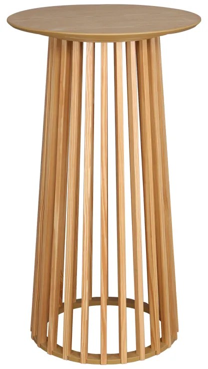 Τραπέζι μπαρ Domonic pakoworld mdf φυσικό Φ60x105εκ