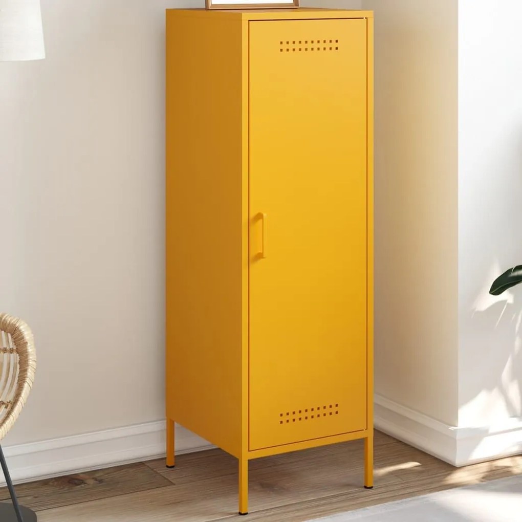 Ντουλάπι Μουσταρδί 36x39x113 εκ. από Ατσάλι 843009