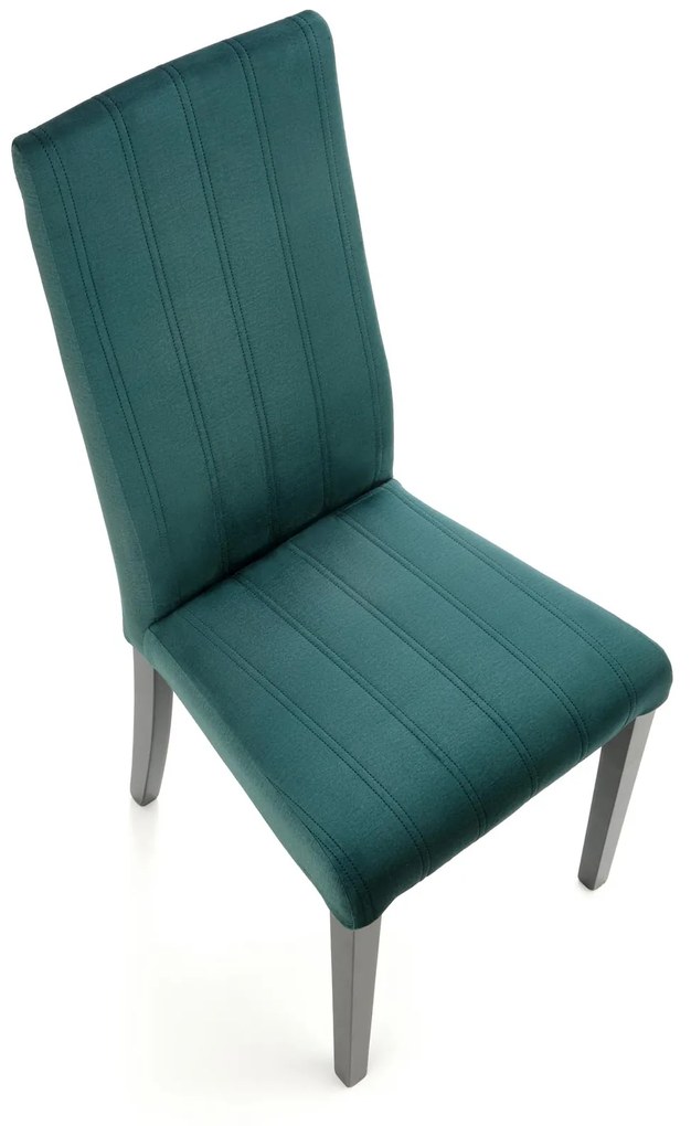 DIEGO 2 chair, color: quilted velvet Stripes - MONOLITH 37 DIOMMI V-PL-N-DIEGO_2-CZARNY-MONOLITH37