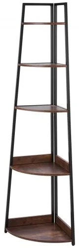 VEVOR 5 Tier Corner Shelf Tall Corner Bookshelf Plant Rack Wall Shelves Tower