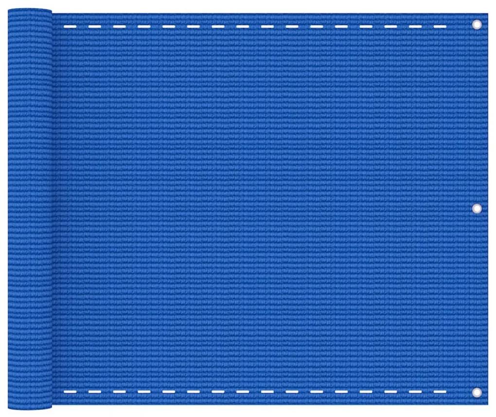 vidaXL Διαχωριστικό Βεράντας Μπλε 75x400 εκ. από HDPE