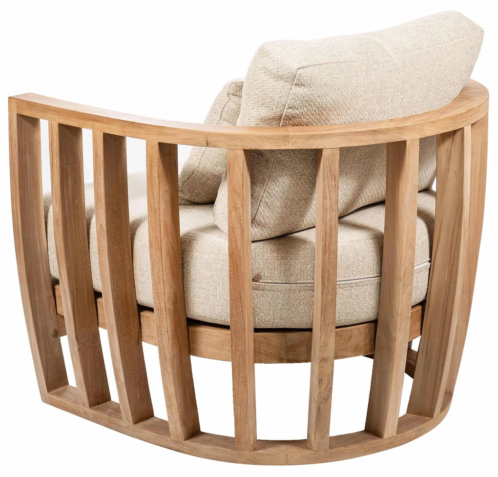 Armchair S Line lounge με μαξιλάρια S3004-00N3
