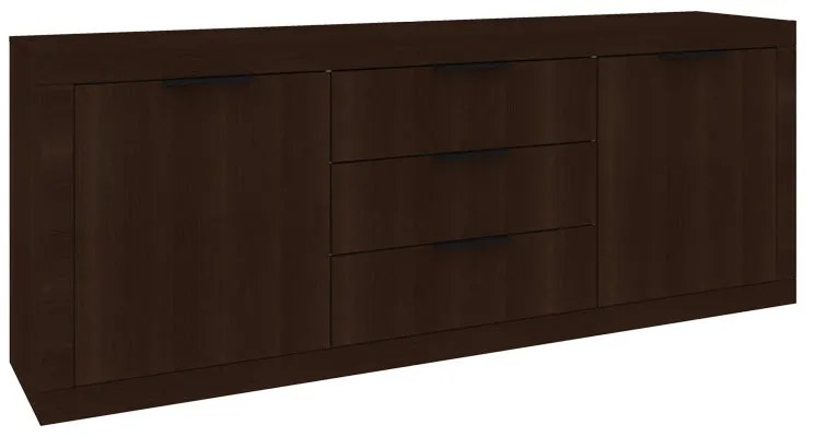 Μπουφές Doha pakoworld σε wenge απόχρωση 210x45x80.5εκ
