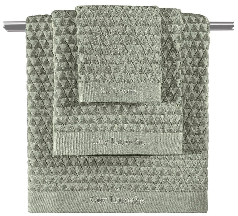 Πετσέτες Tokyo (Σετ 3τμχ) Khaki Guy Laroche Σετ Πετσέτες 70x140cm 100% Cotton