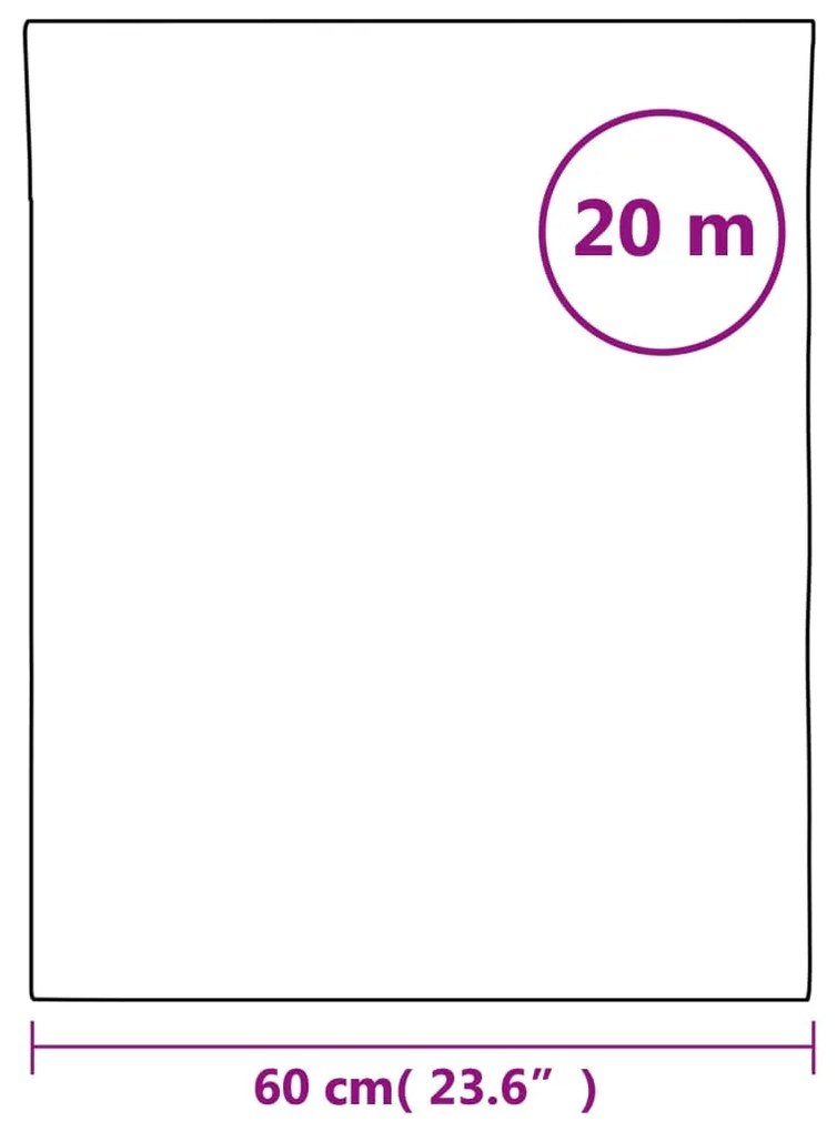 vidaXL Μεμβράνη Παραθύρου Αντιστατική Αμμοβολή Μαύρο 60x2000 εκ PVC